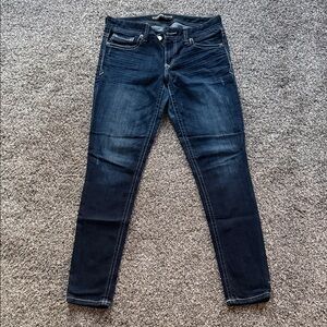 Express Women’s Skinny Jeans in Dark Wash Blue